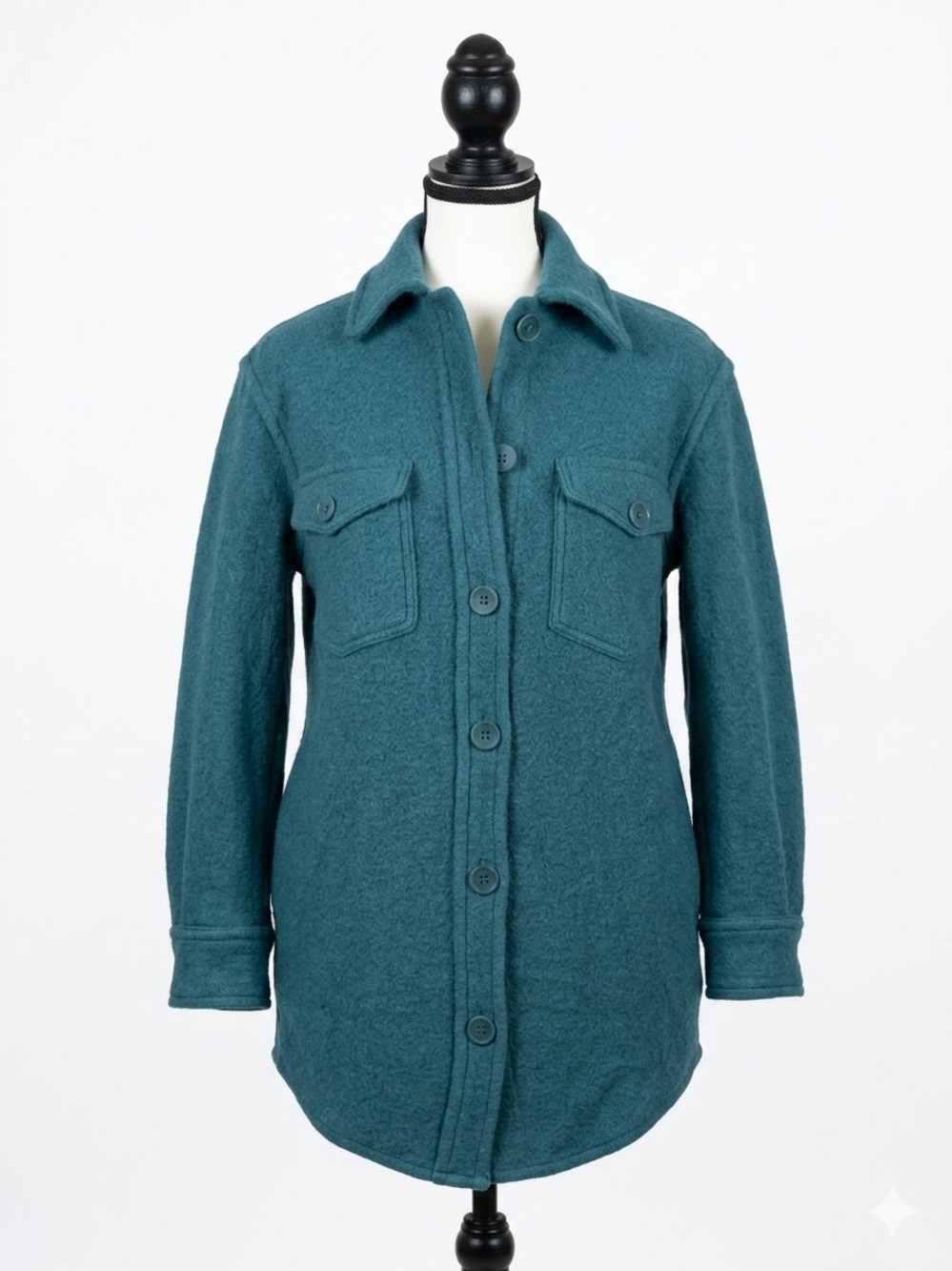 WILFRED FREE | ARITZIA GANNA GREEN SHACKET - Picture 2 of 5